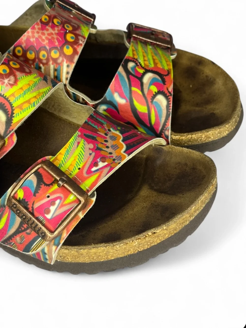 Birkenstock Papillio Arizona Sandals - Women’s Size 9 EU 40 African Wax Pattern